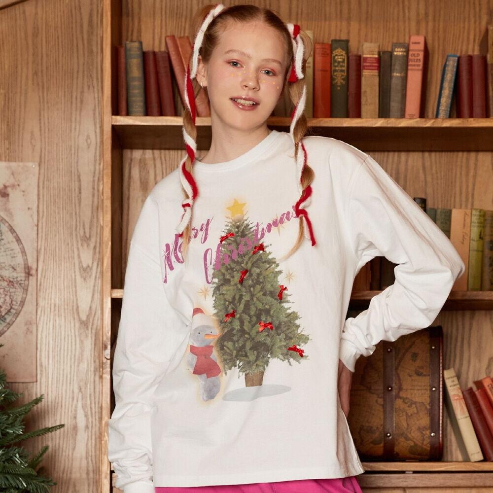 XM TREE TEE(WHITE)