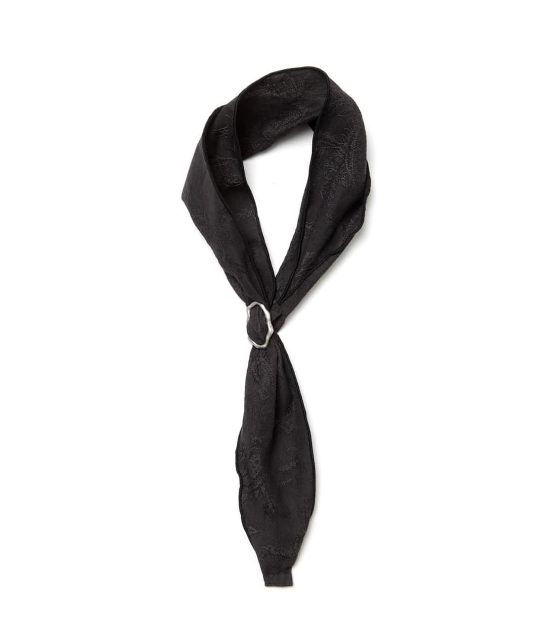 해칭룸 스카프 Keyring Scarf Paisley Charcoal | 후루츠패밀리