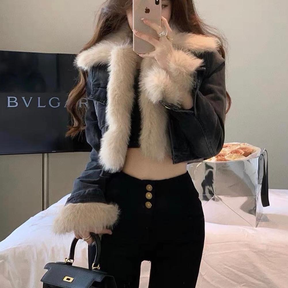 [ 퍼탈착가능 ] 벤자 라쿤퍼 청자켓