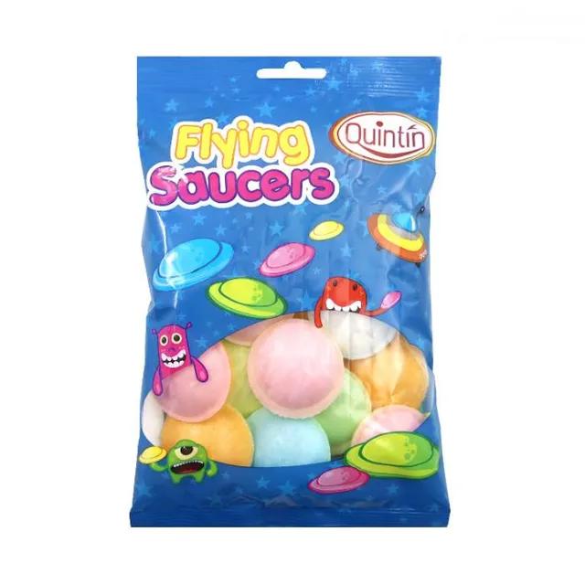 우주선모양 캔디 26g 4봉 Flying Saucers 유에프오캔디 수입사탕 맛있는 신기한 학교간식 한입간식