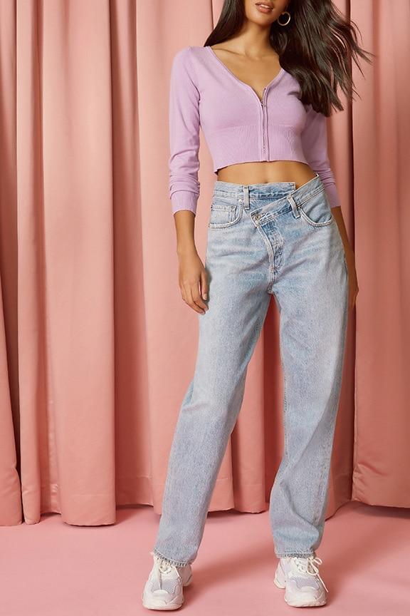 AGOLDE Criss Cross Upsized Jean in Suburbia