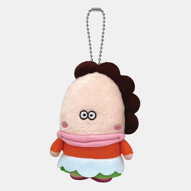 모남희 Monamhee Bred Keyring with Pink Pants Brown - 위시버킷