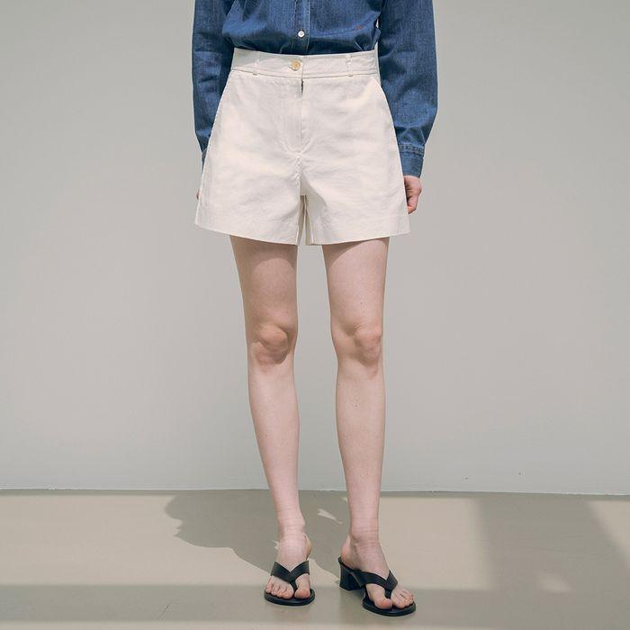 SIPT7067 chino short pants_White