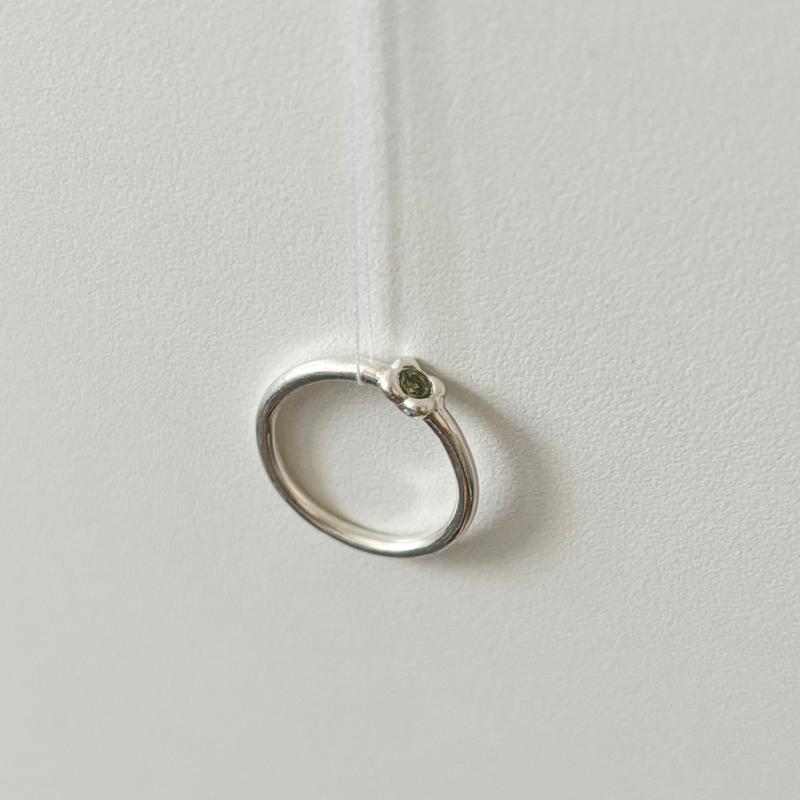 LUCKY LOVEY 001 페리도트 클로버 반지