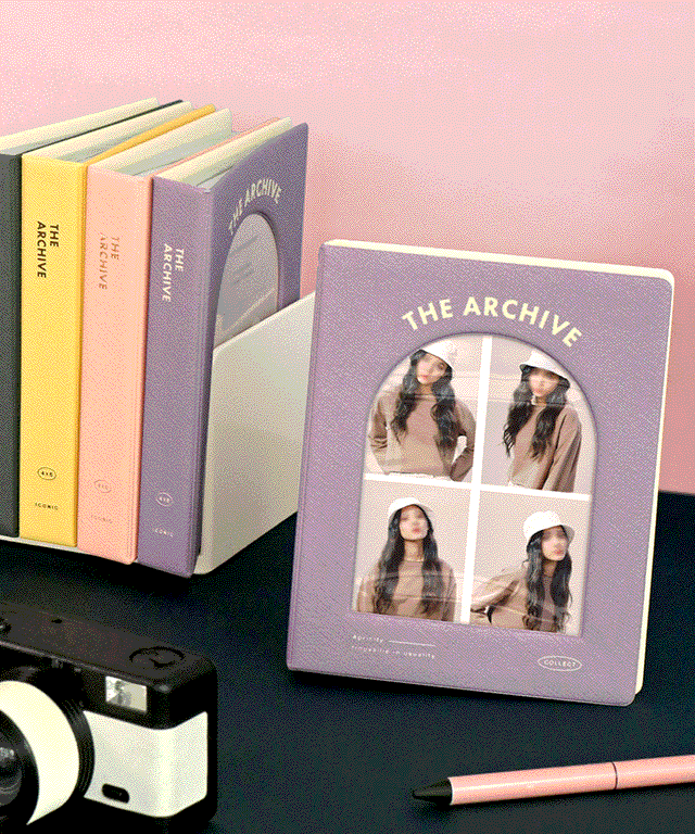 아카이브 셀프사진 앨범 4colors (4x6 인생네컷 하루필름 사진첩 네컷사진 포토북 바인더 커플 기념일 우정 여행 초음파 콜렉트북)