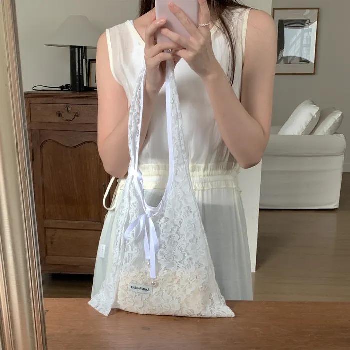 Lace Shopper Bag