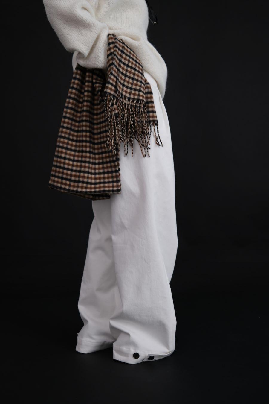 어텀 [made]베일기모와이드팬츠