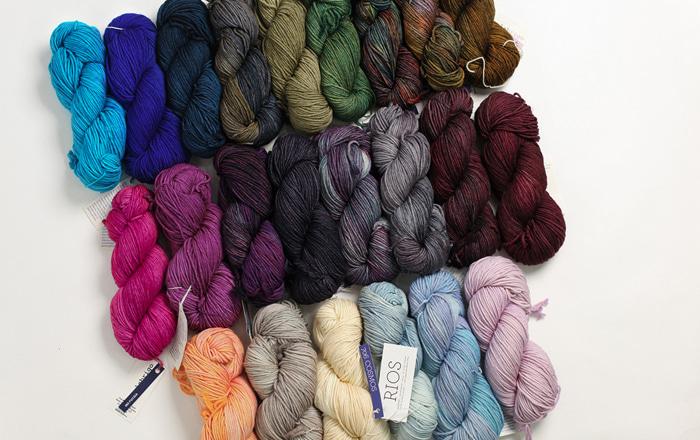 신색상 추가! 리오스 Rios │ 말라브리고 Malabrigo 100% 퓨어 메리노울 최상급 울사 환상적인 핸드다잉 얀을 만나보세요