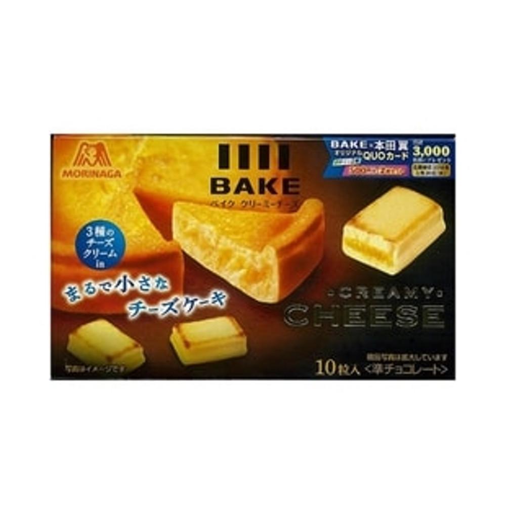 모리나가 베이크 크리미 치즈 10개입 / 일본 초콜릿 / 일본 초콜렛 [원산지:일본산(개인수입)]