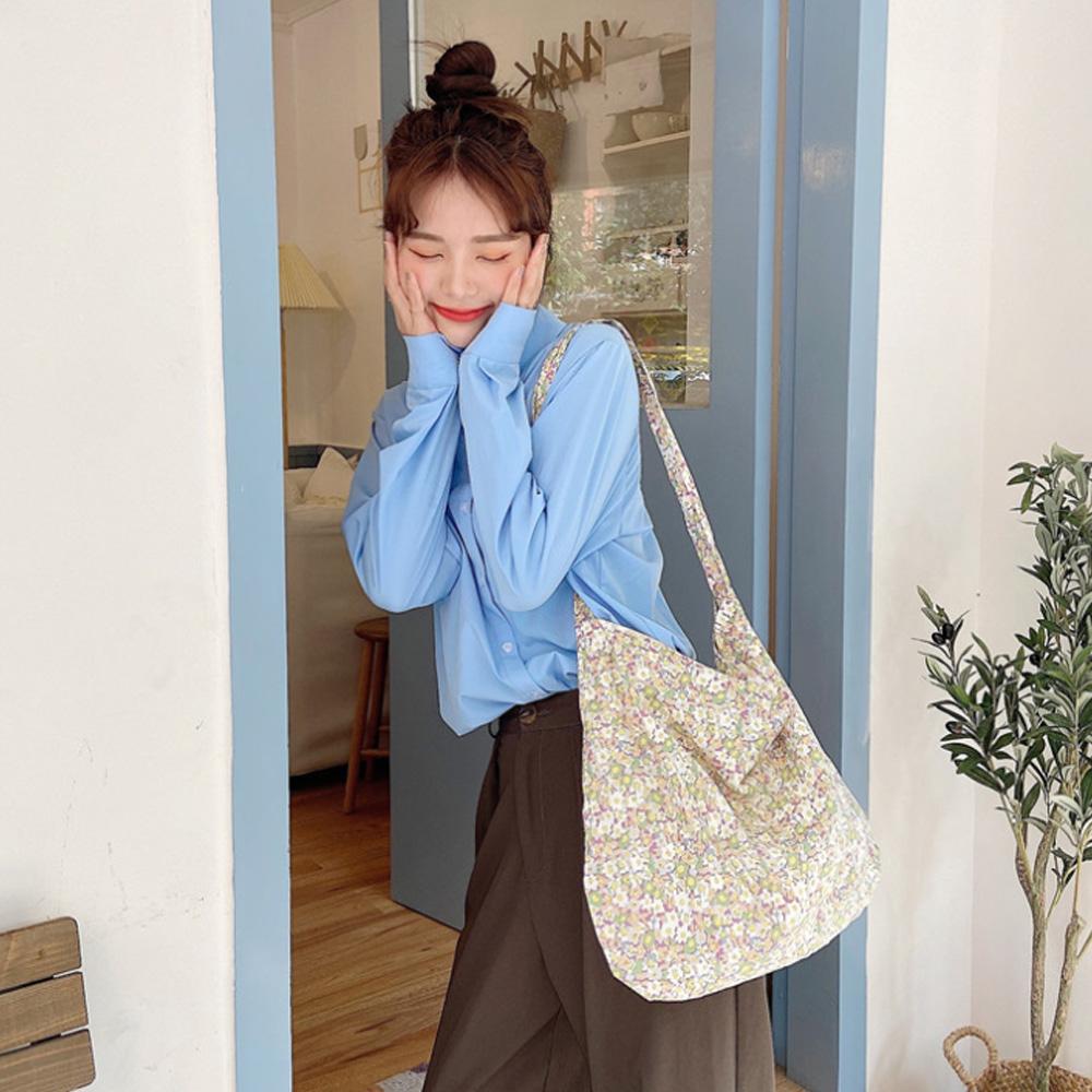 잔꽃2종 소중한 크로스 천가방 에코백