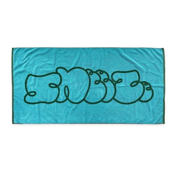 Logo Beach Towel - Aqua (SNEEZE Magazine)