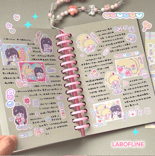 Line Studio y2k 프사 홀로크램박 스티커