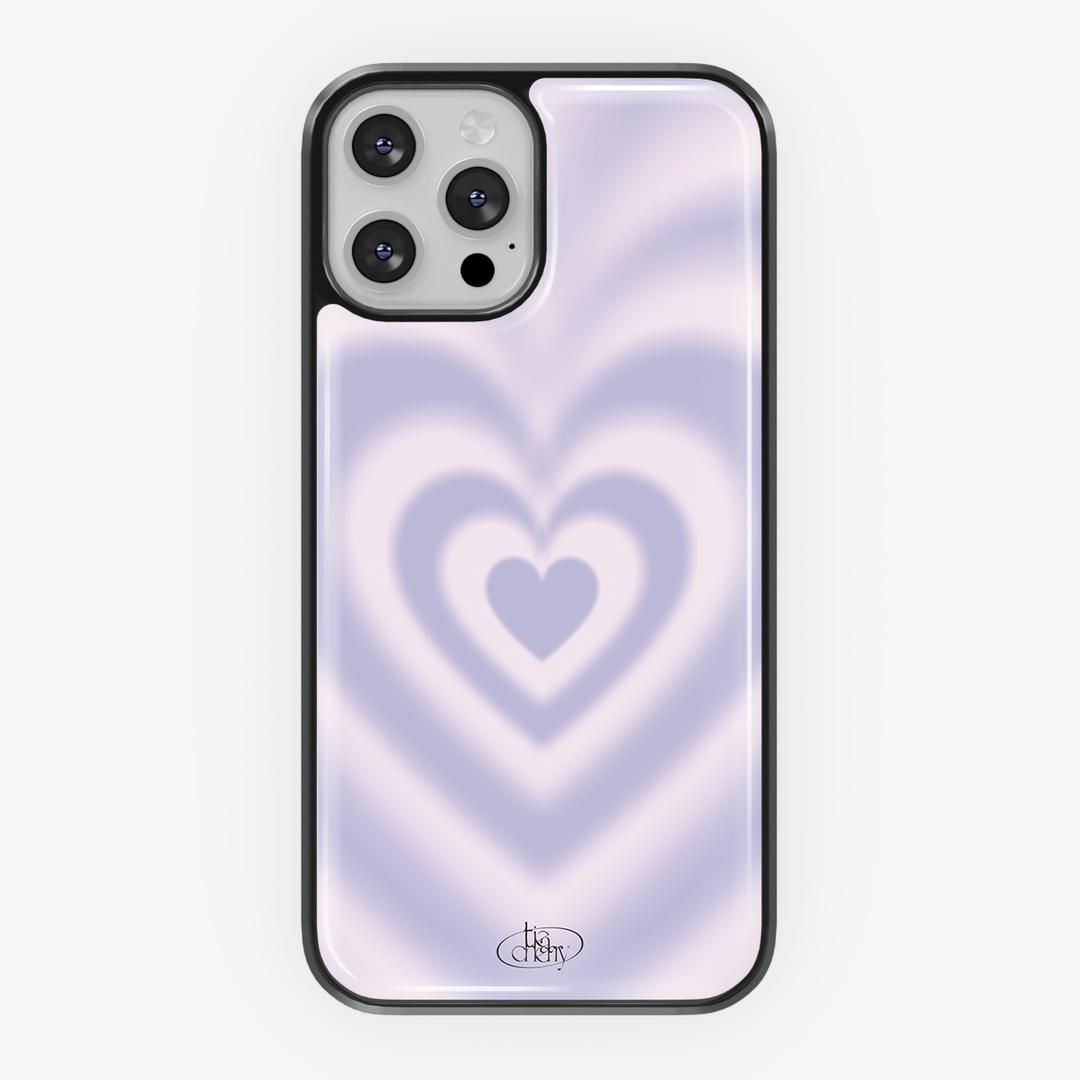 [Heart beam purple] 아이폰 갤럭시 에폭시 범퍼 폰 케이스