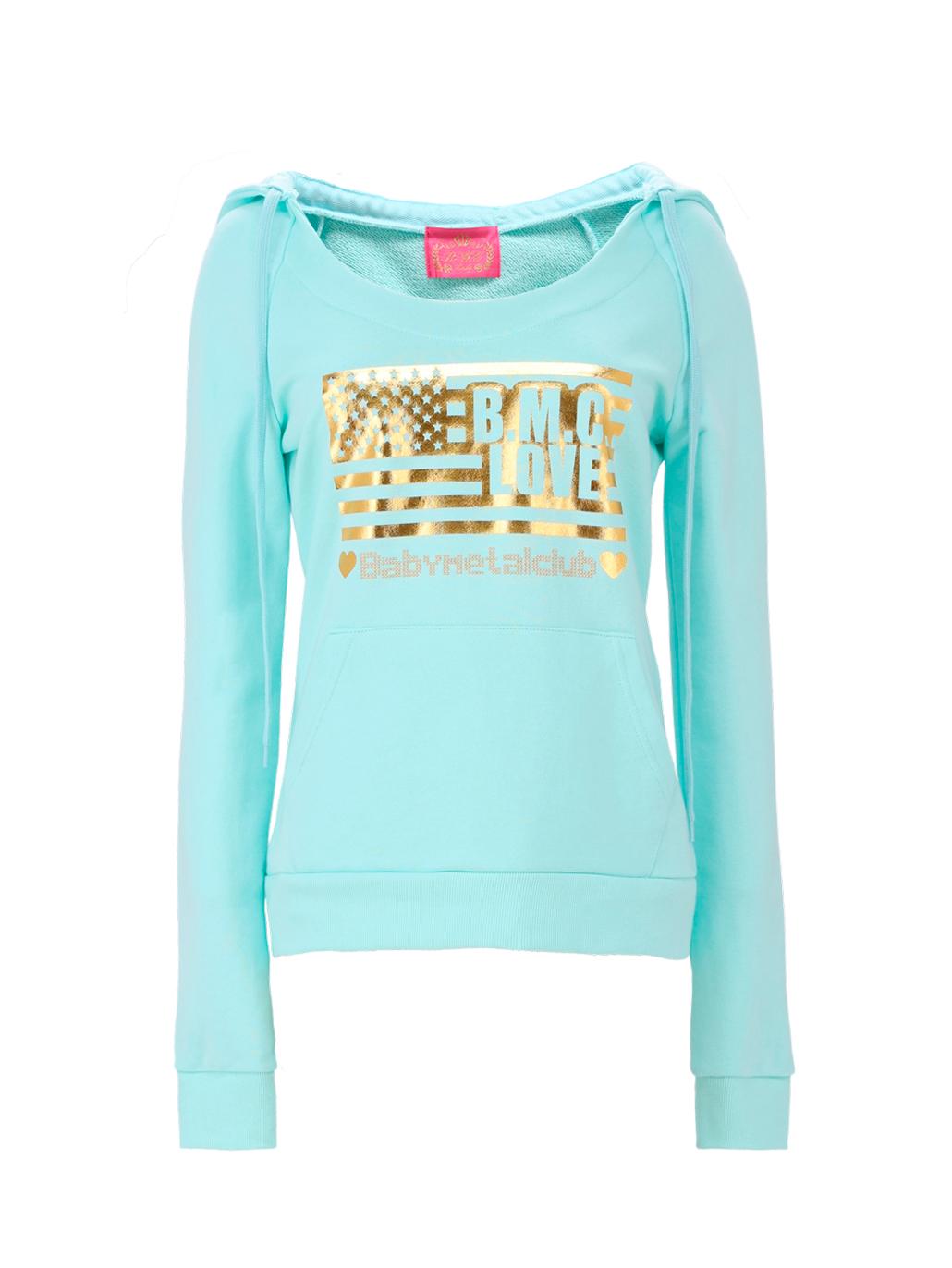 [PRE-ORDER] BMC♥LOVE hoodie (mint)