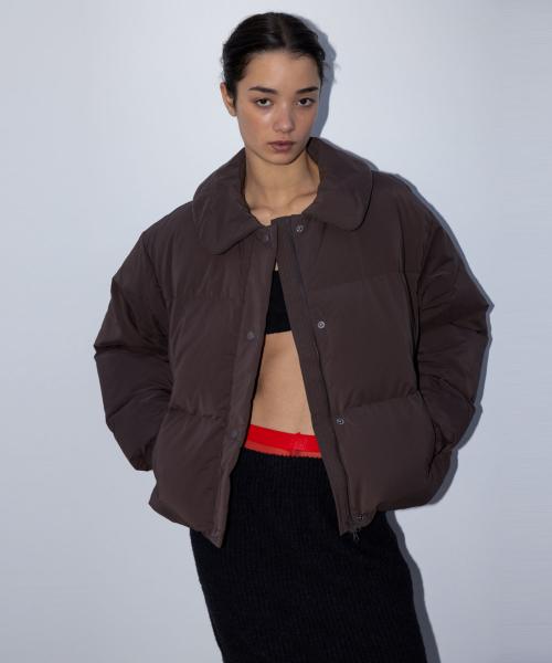MUMU DOWN COAT - chocolate