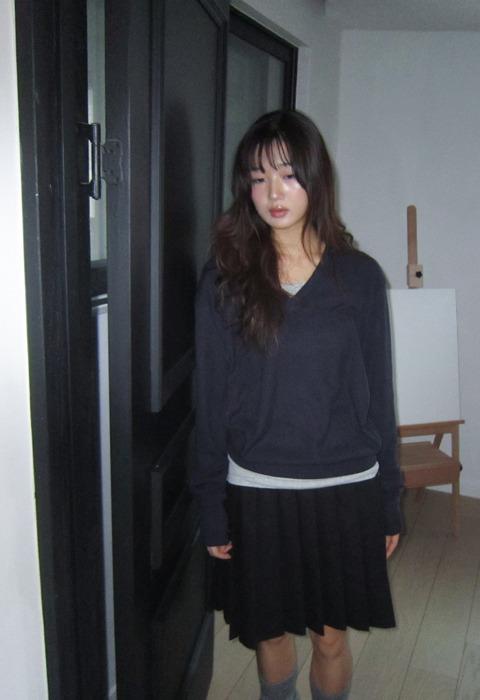 이즈이즈 Button warmer knit [2c]
