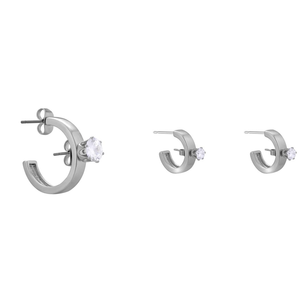[12,600원 세트할인] Earring stone earring set edition (Crystal)