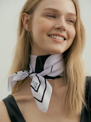 symbol silk scarf (2 color)