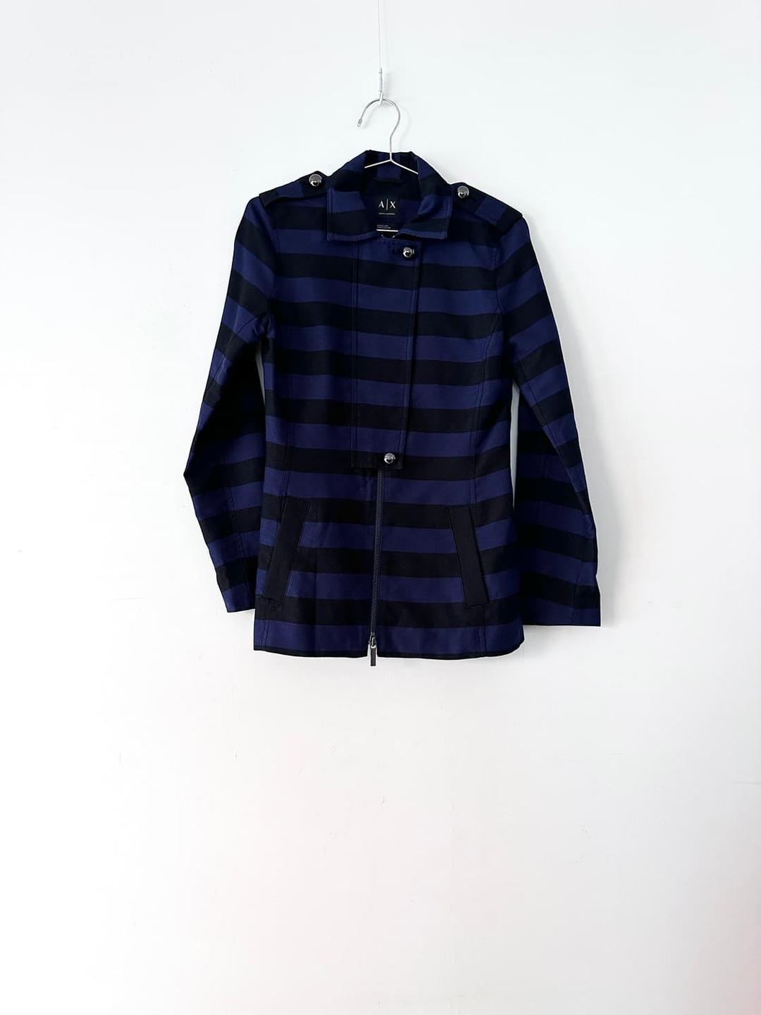 ARMANI EXCHANGE stripe epaulet jacket | 후루츠패밀리