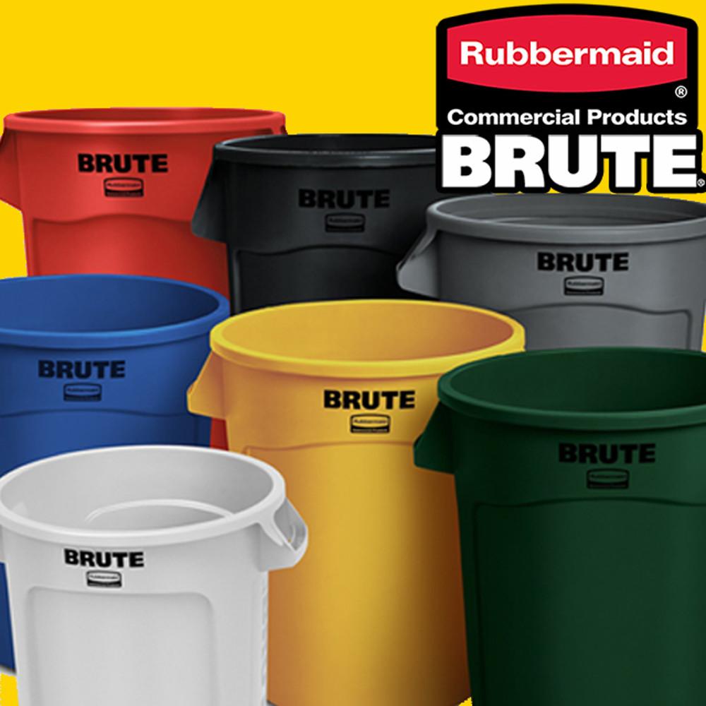 러버메이드 벤티드 브루트 원형 컨테이너 BRUTE 휴지통 37리터 뚜껑 별도