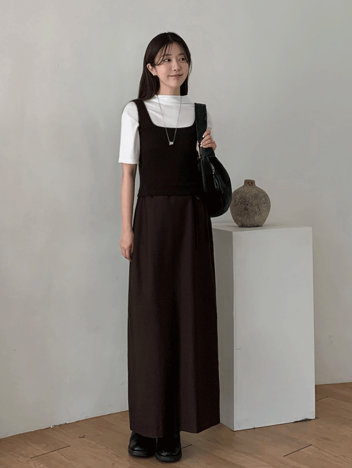 code sleeveless top (2color)