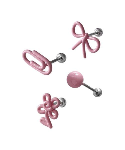 Fruit doodle piercing (Baby pink)