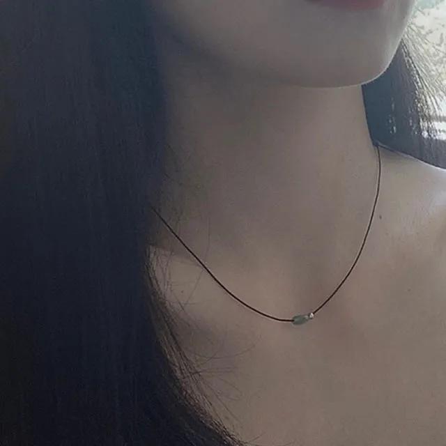 [안도제작/1+1 할인] simple greenery necklace
