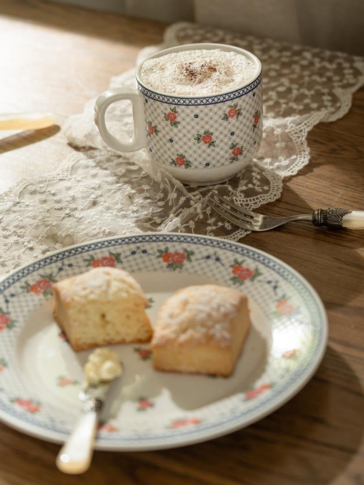 빈티지 로즈라인 디저트 1인세트