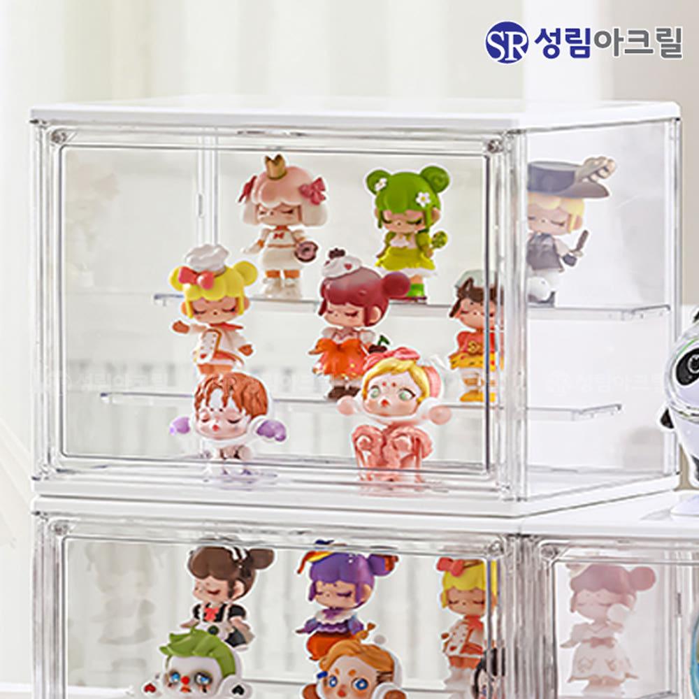피규어정리함 원피스 진열대 레고박스 투명 아크릴진열장 진열장 정리 보관함 DIYBOX S