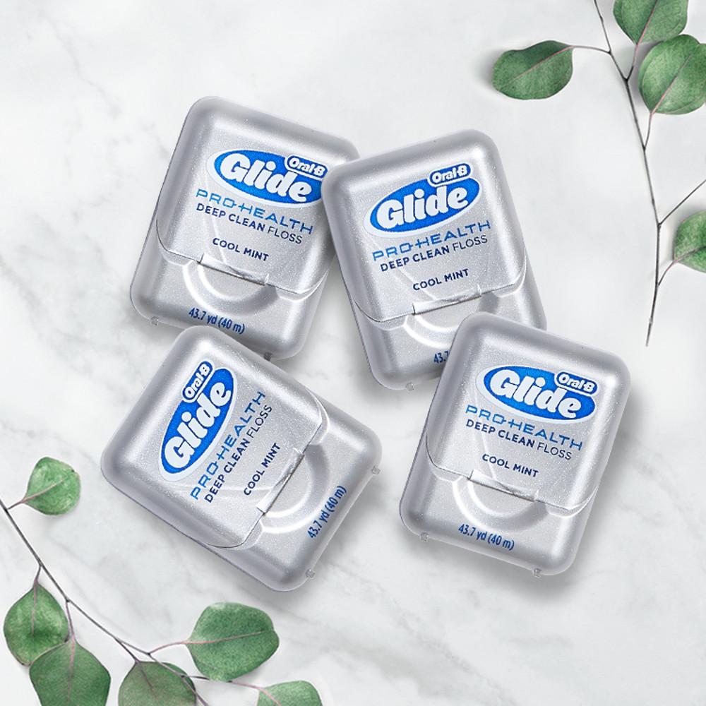오랄비 글라이드 딥클린 치실 40m 4개입