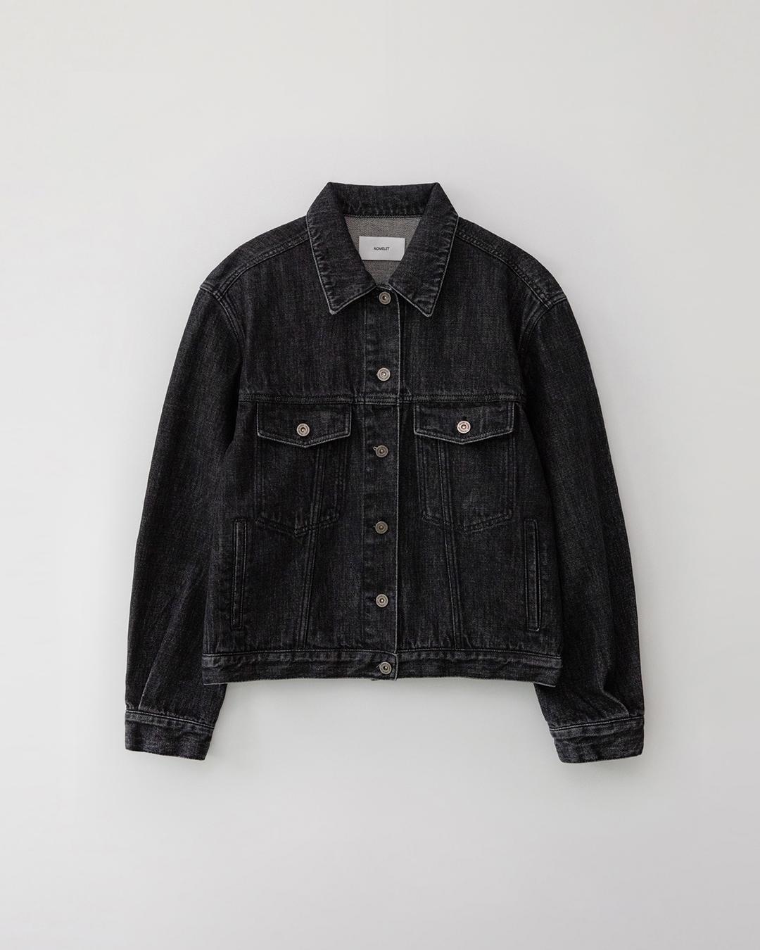 Vetiver denim trucker - french black