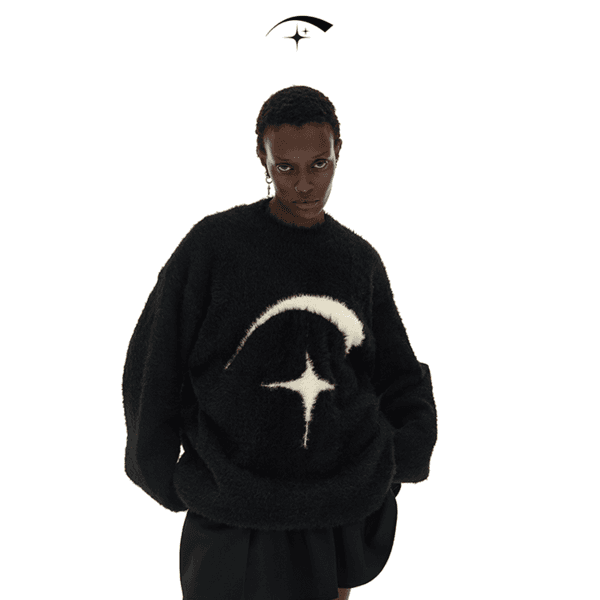 ANTERIORLOVED Original Design Velvet Thick Knitted Sweater (2colors)