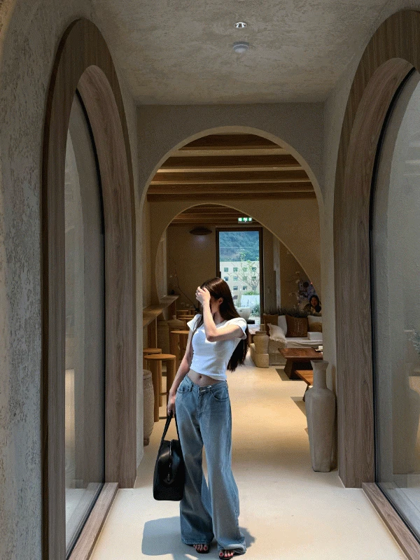 구제 데님 팬츠