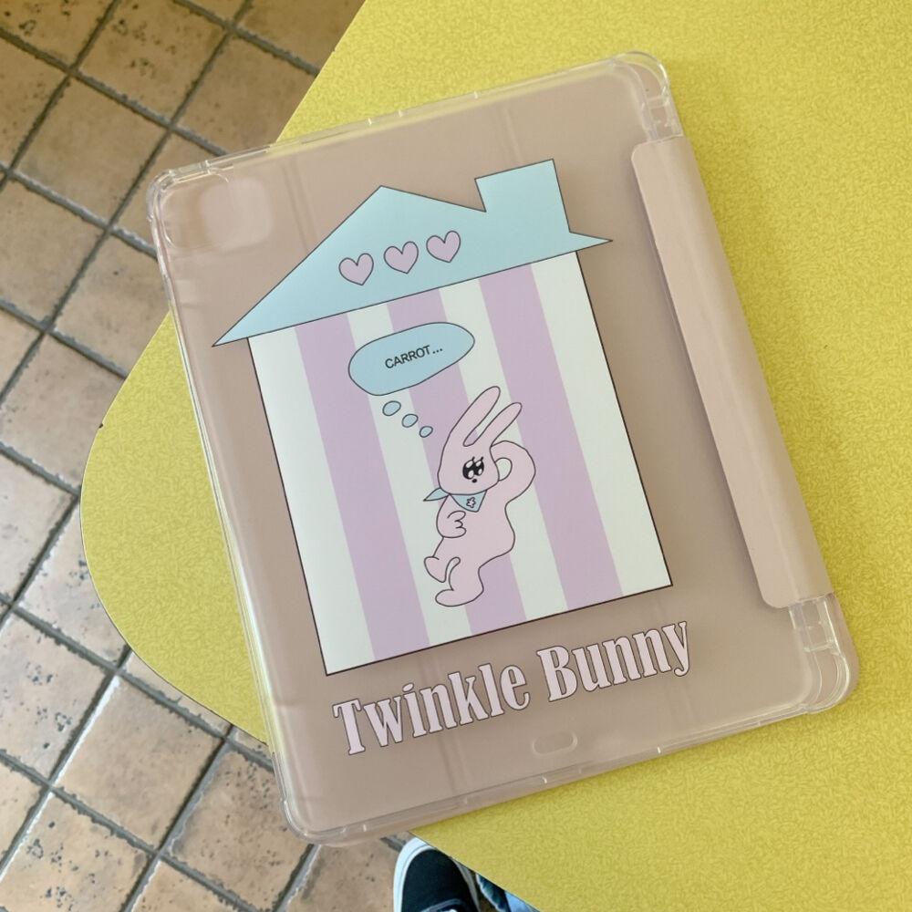 트윙클 버니 아이패드 투명 케이스 Twinkle Bunny iPad Case