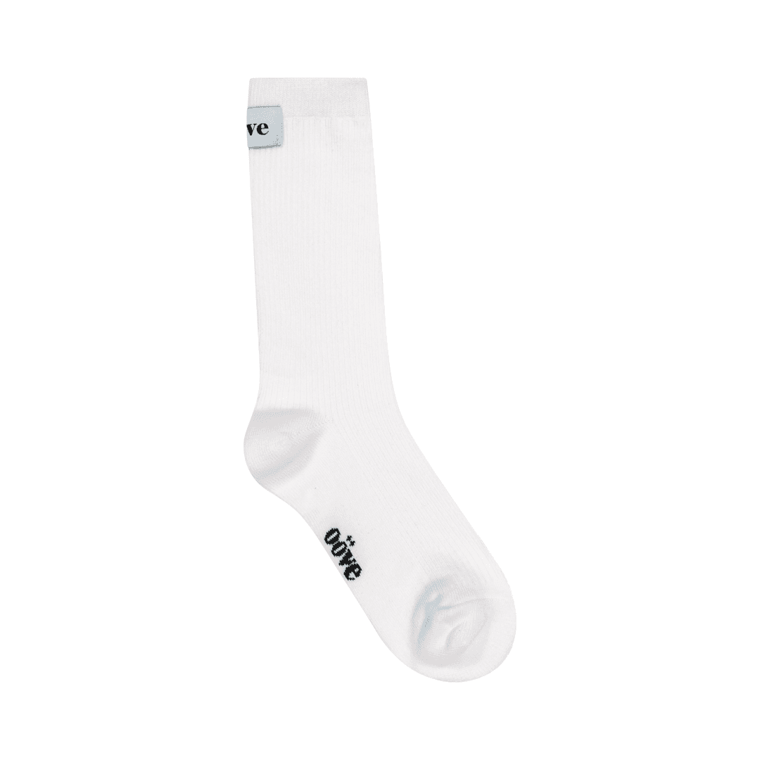 [re-order 20%] oove label socks (white)