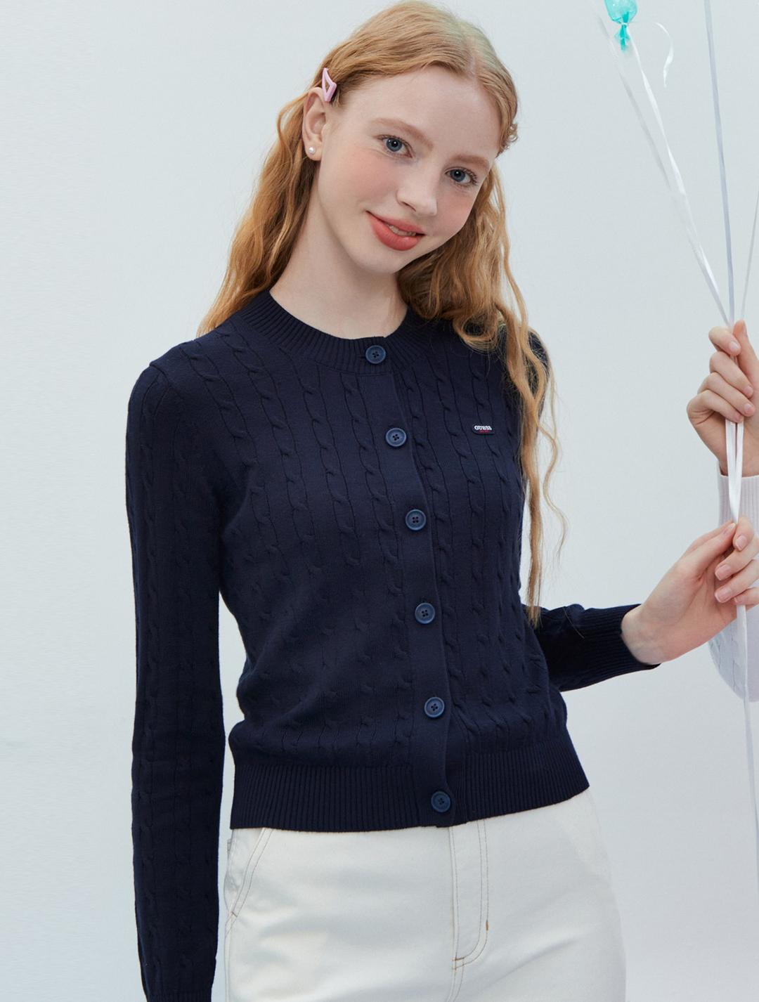 [POP] 여성 케이블 가디건