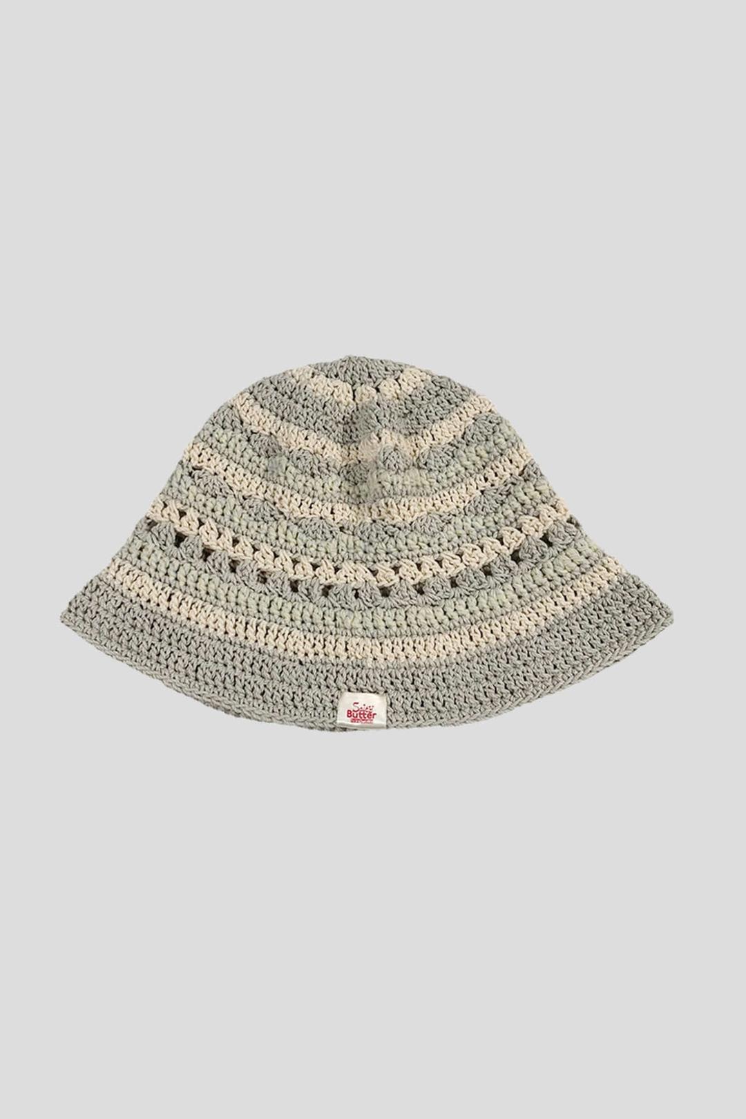 OSLO BUCKET HAT 오슬로 니트 버킷햇 - Light Grey