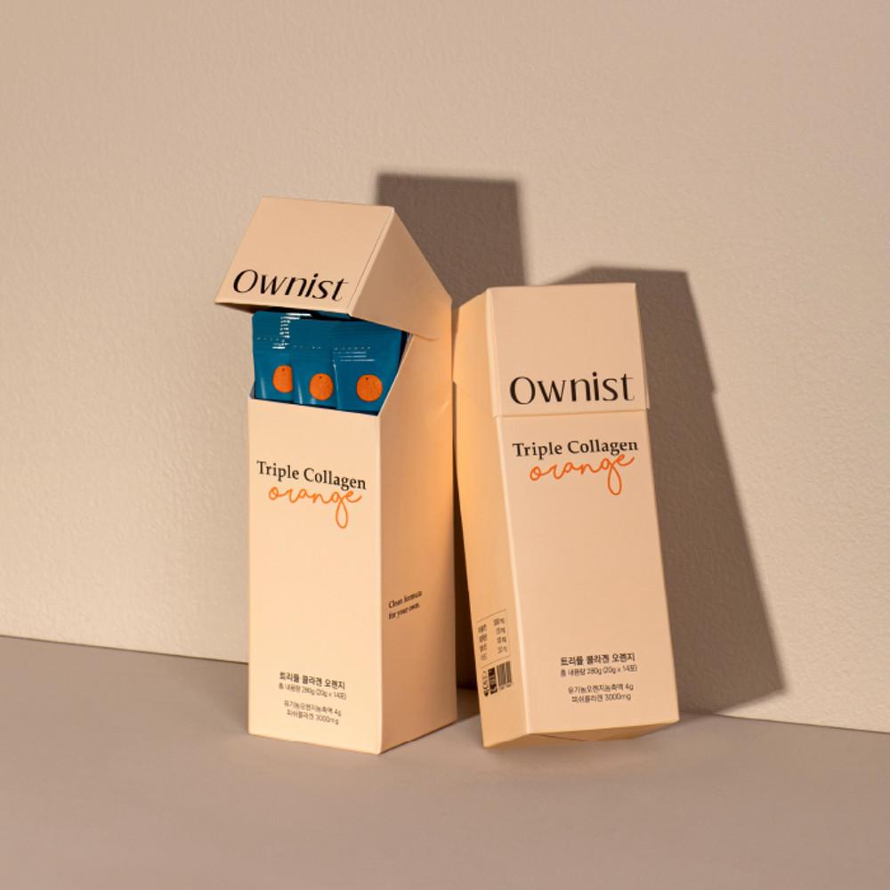 오니스트 트리플콜라겐 오렌지 2주 (1박스) 마시는 액상콜라겐 고함량 엘라스틴 히알루론산