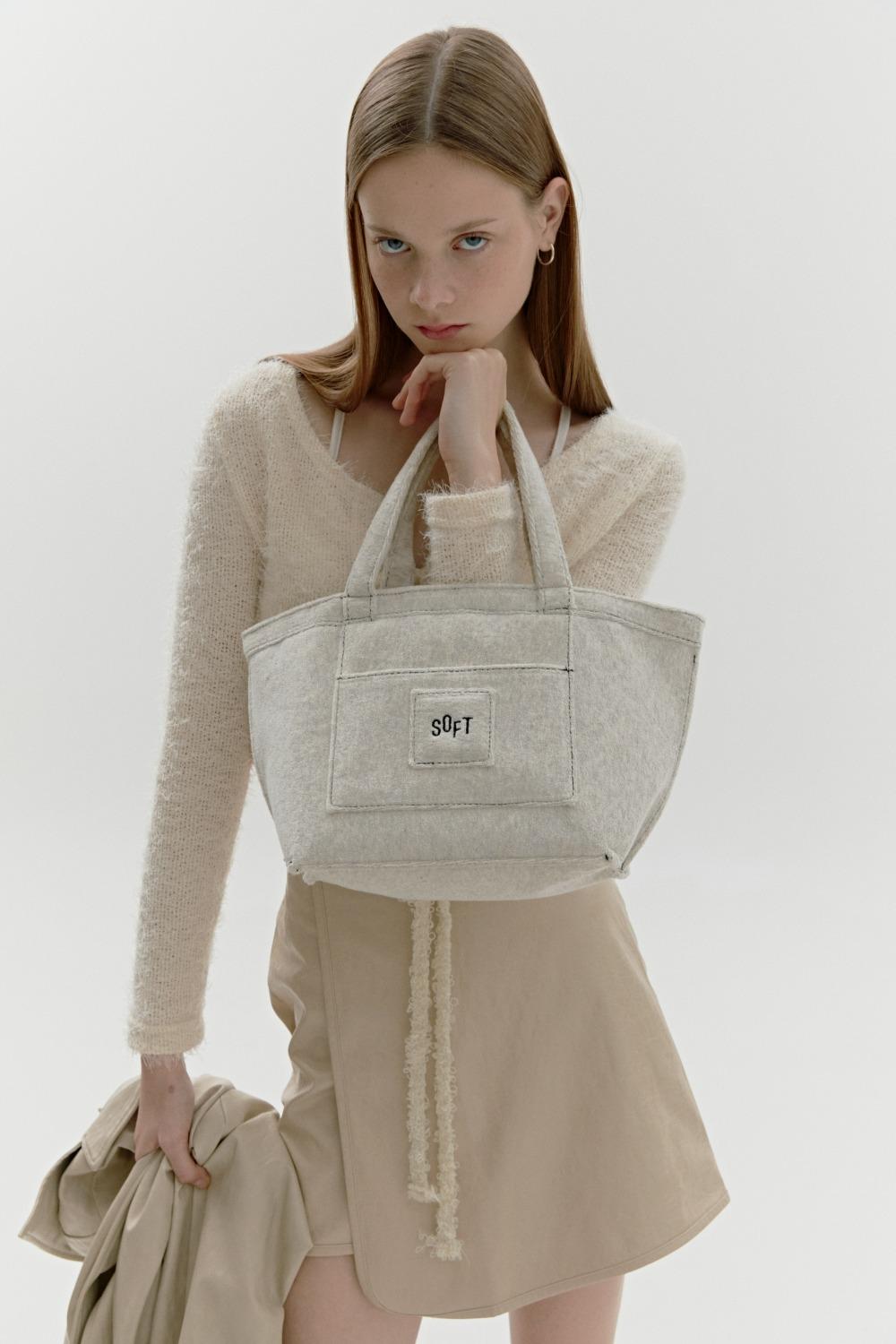 SOFT TERRY MARKET BAG [MELANGE GRAY]