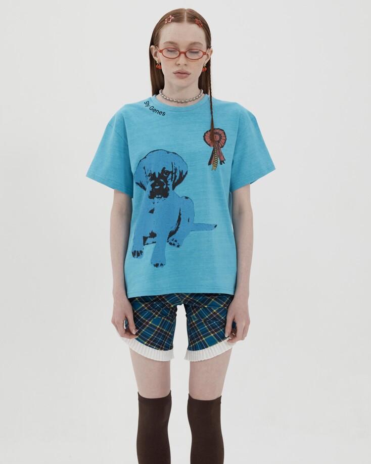 ■재입고■ Shy genes tee Blue