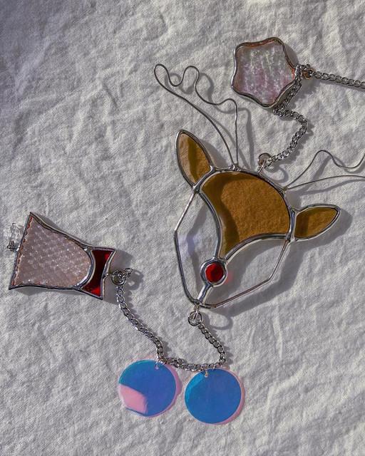 스테인드글라스 크리스마스썬캐쳐