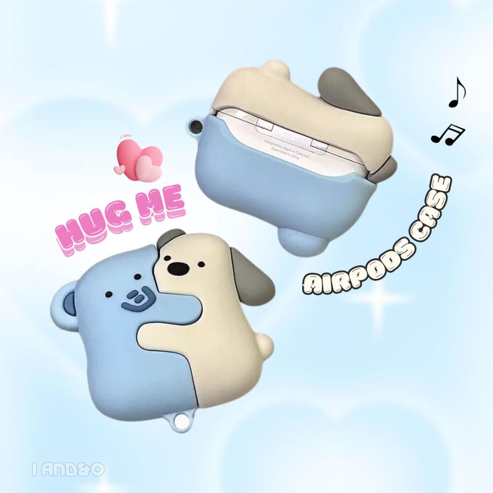 아이앤드오 Huggy Bear & Puppy 에어팟 케이스