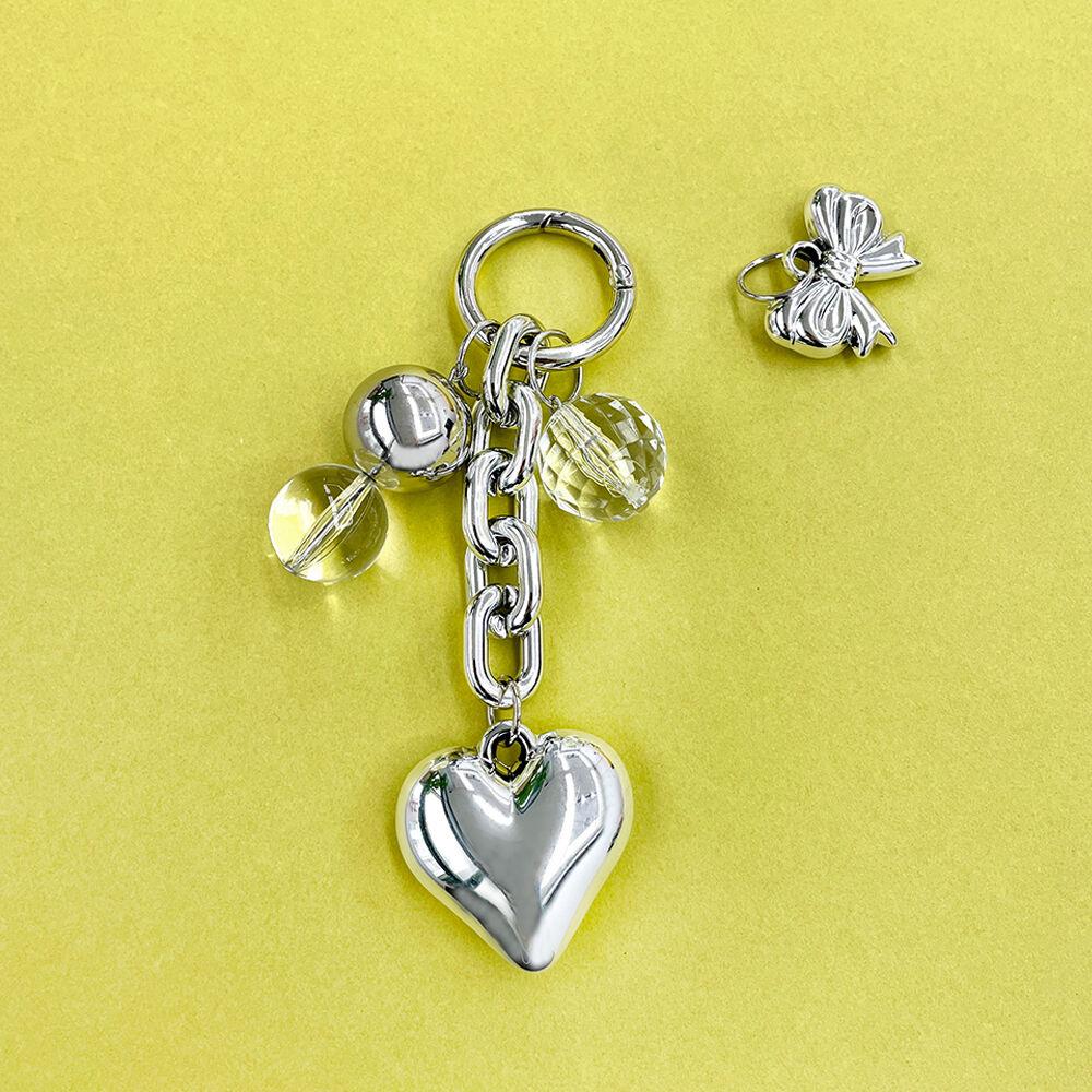[삿치] SV HEART RIBBON KEY RING