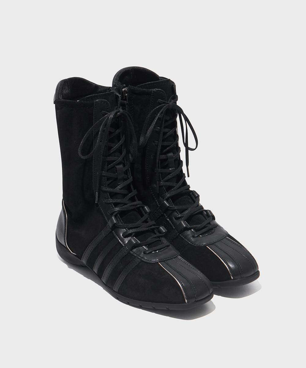 [NEW 10% I 09.23 이내출고] BLISS HIGH TOP SNEAKERS - BLACK