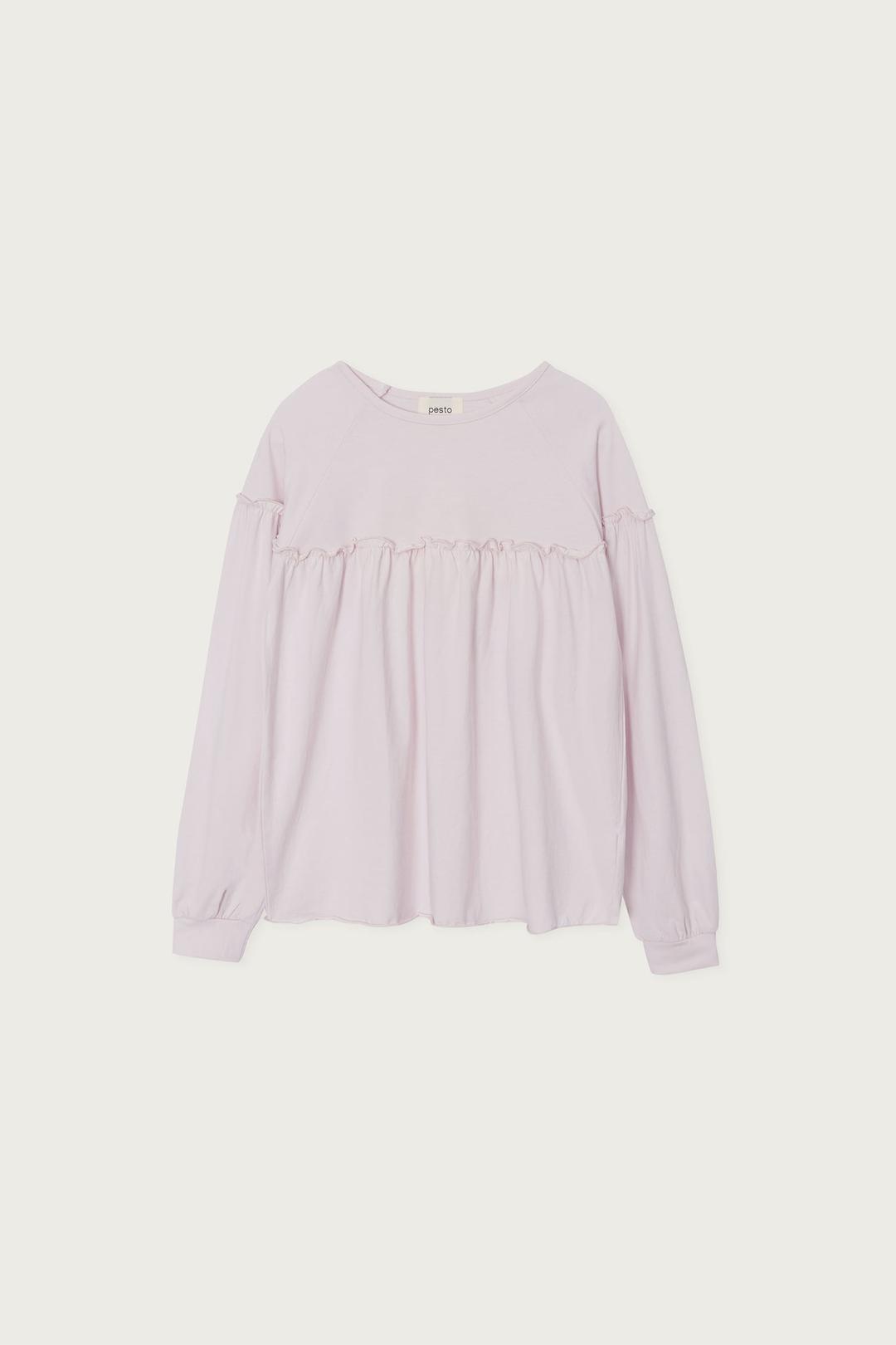 RUFFLE TEE ROSE