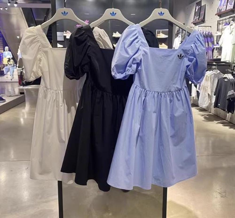 아디다스 우먼스 오리지널스 X 몽키 킹덤 스퀘어넥 원피스 3컬러 IP1771 IP1772 IP1773