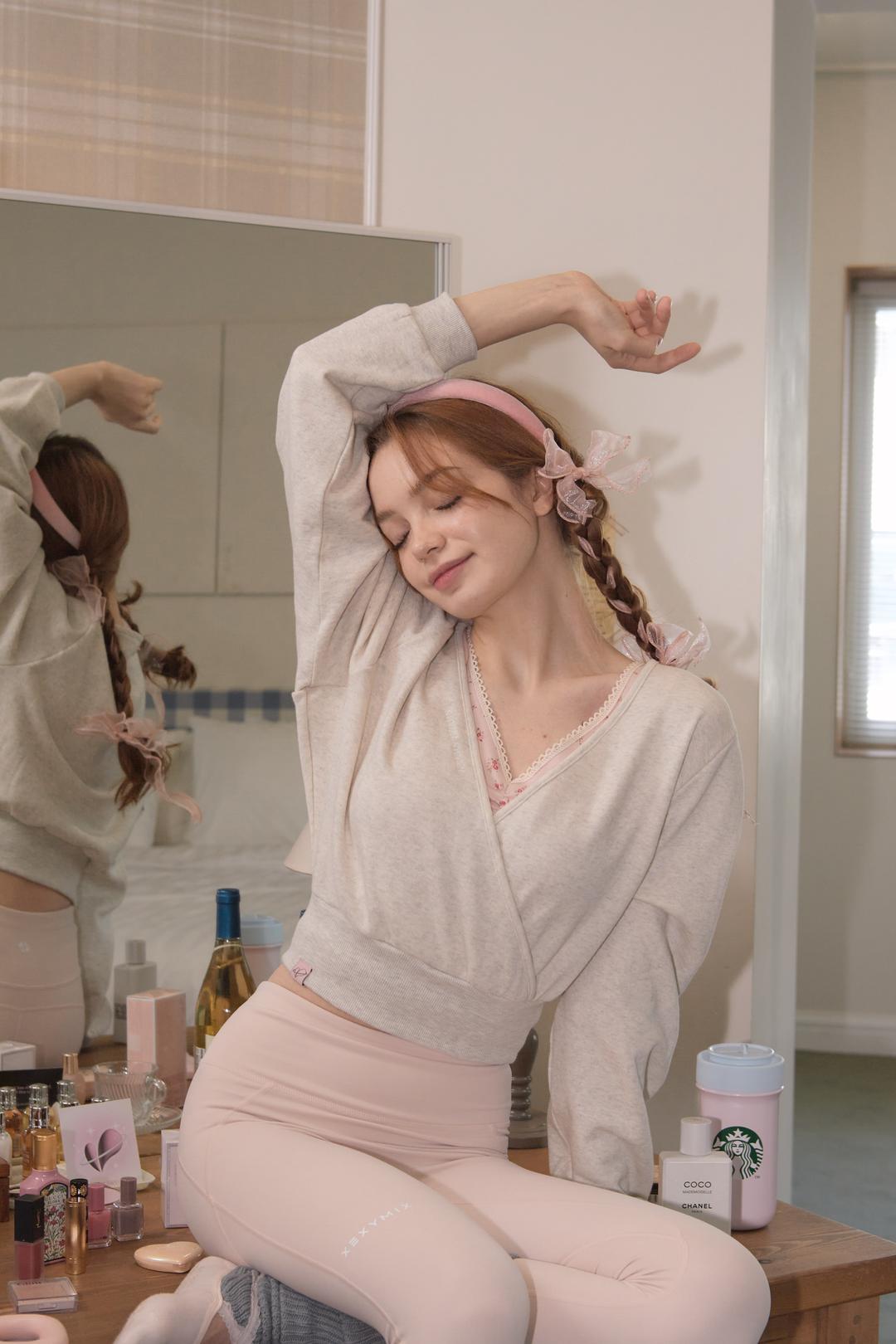 Wrap Sweatshirts - Oatmeal