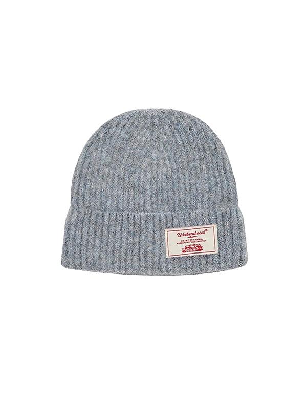 PASTEL BEANIE-LIGHT GRAY