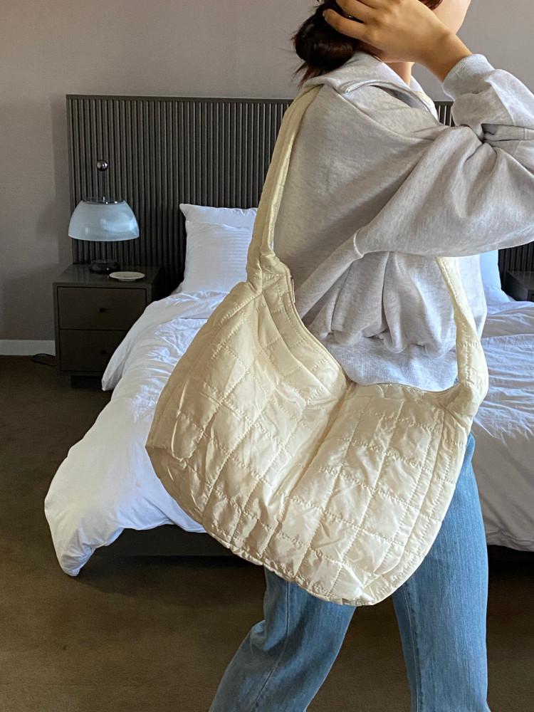 레니비 와플백 에코레더 숄더백 가을가을 보온기능