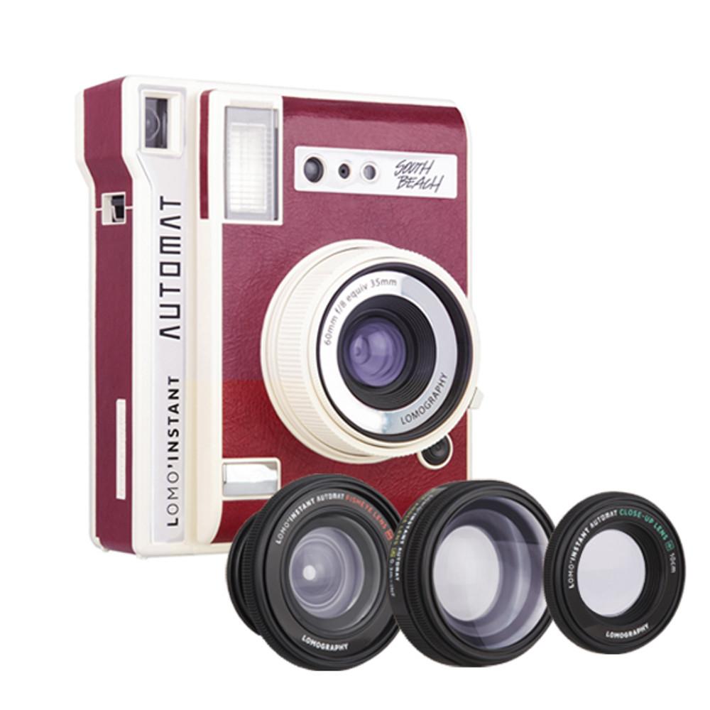 로모 인스턴트 오토맷 사우스비치(버건디) - 렌즈킷
